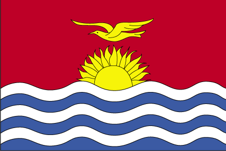 Nationalflagge Kiribati
