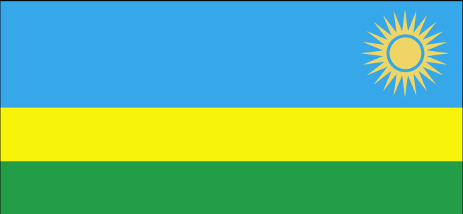 Nationalflagge Ruanda