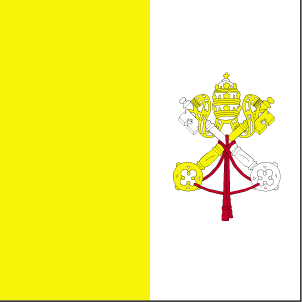 Nationalflagge Vatikan Stadt