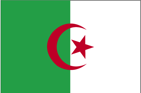 Nationalflagge Algerien