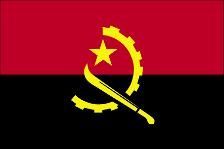 Nationalflagge Angola