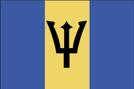 Nationalflagge Barbados