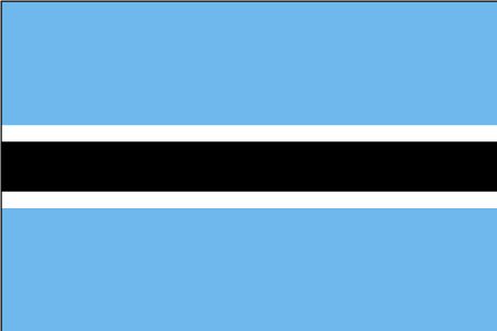 Nationalflagge Botswana