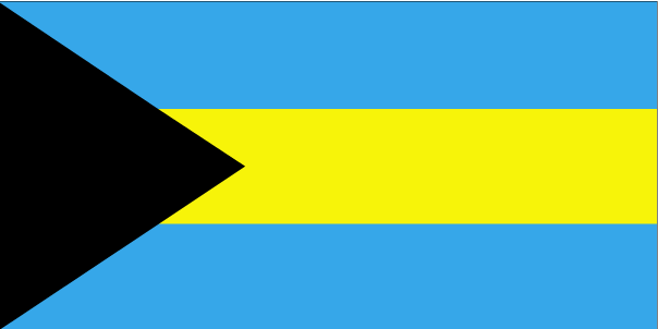 Nationalflagge Bahamas