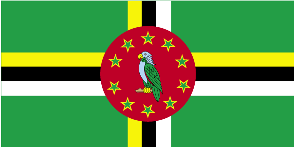 Nationalflagge Dominica