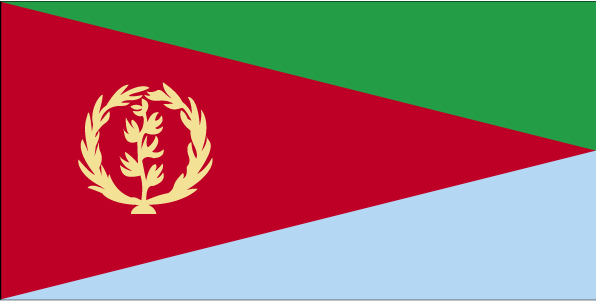 Nationalflagge Eritrea