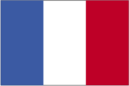 Nationalflagge Frankreich