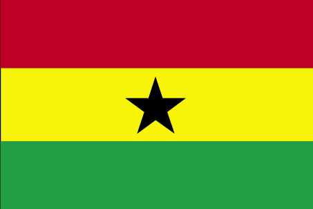 Nationalflagge Ghana