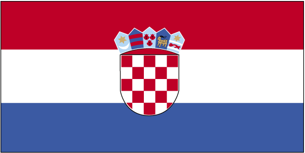 Nationalflagge Kroatien