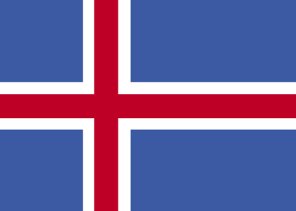 Nationalflagge Island