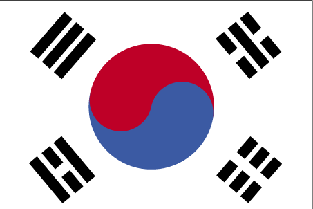 Nationalflagge Süd-Korea
