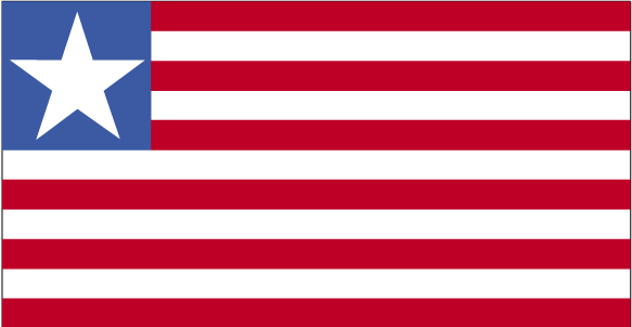 Nationalflagge Liberia