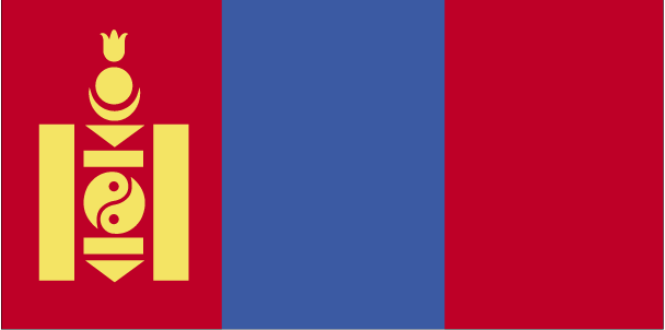 Nationalflagge Mongolei