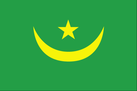 Nationalflagge Mauretanien