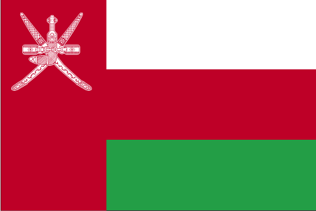 Nationalflagge Oman