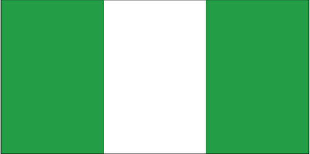 Nationalflagge Nigeria