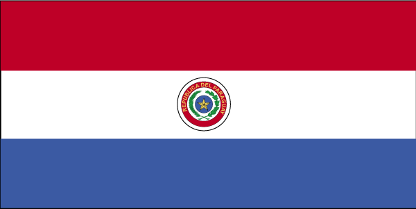 Nationalflagge Paraguay