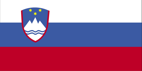 Nationalflagge Slowenien