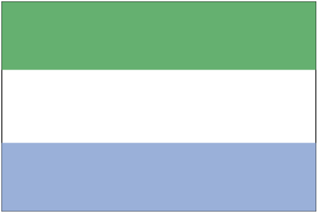 Nationalflagge Sierra Leone