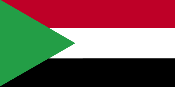 Nationalflagge Sudan
