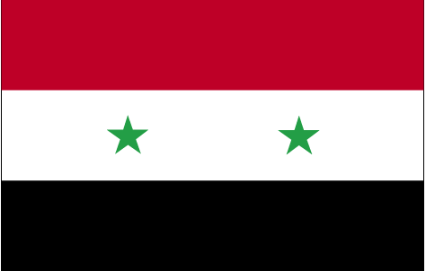 Nationalflagge Syrien