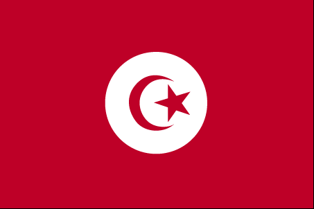 Nationalflagge Tunesien