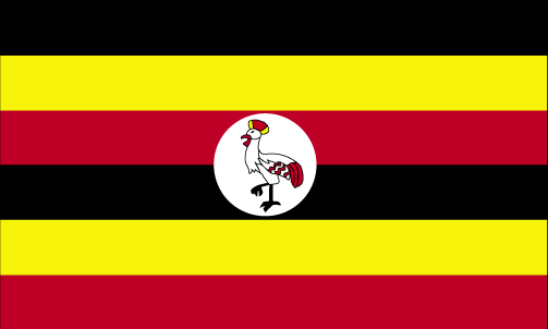 Nationalflagge Uganda