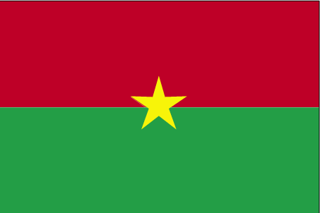 Nationalflagge Burkina Faso