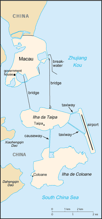 Landkarte Macau